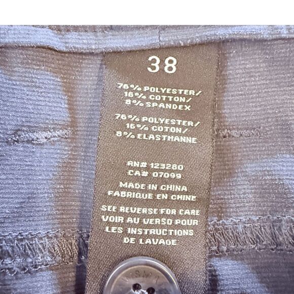 Travis Mathew Men's Flat Front Performance Casual Golf Shorts Navy Blue Size 38 - Picture 4 of 8